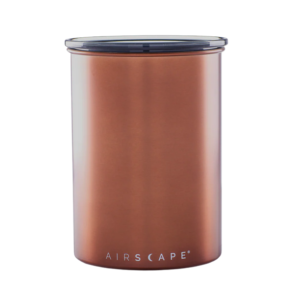 Airscape® Classic Medium 1lb Coffee Canister Brushed Copper