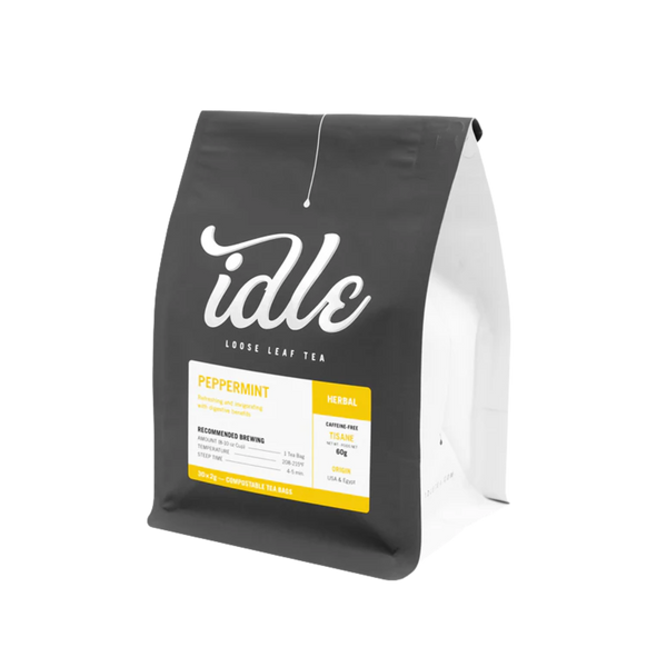 Idle Peppermint Herbal Tea Bags