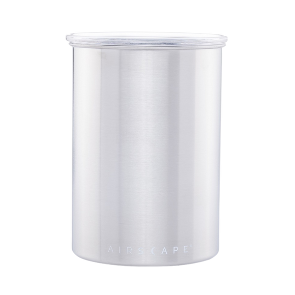 Airscape® Classic Medium 1lb Coffee Canister Brushed Steel