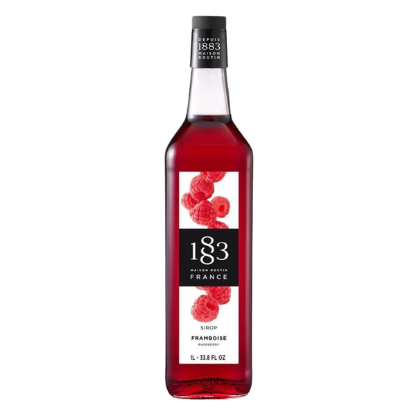 1883 Raspberry Syrup 1L Glass Bottle