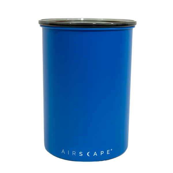 Airscape® Classic Medium 1lb Coffee Canister Matte Blue