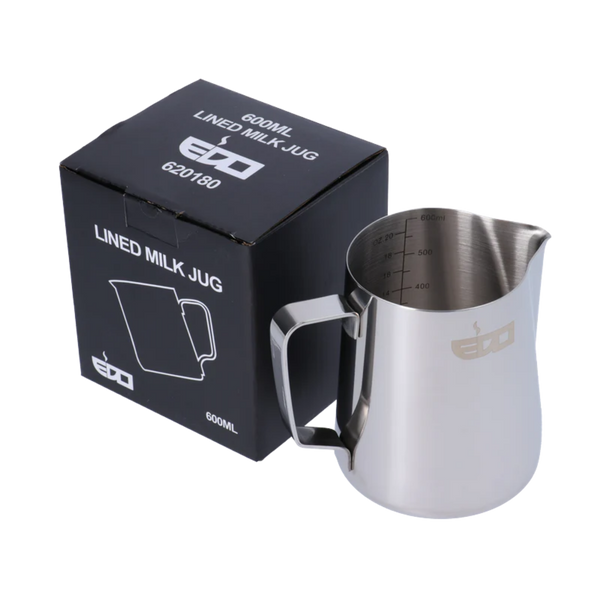 Edo Barista Lined 20oz Stainless Steel Milk Pitcher