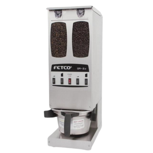 Fetco GR 2.2 Double Hopper Coffee Grinder (4 Batch Buttons)