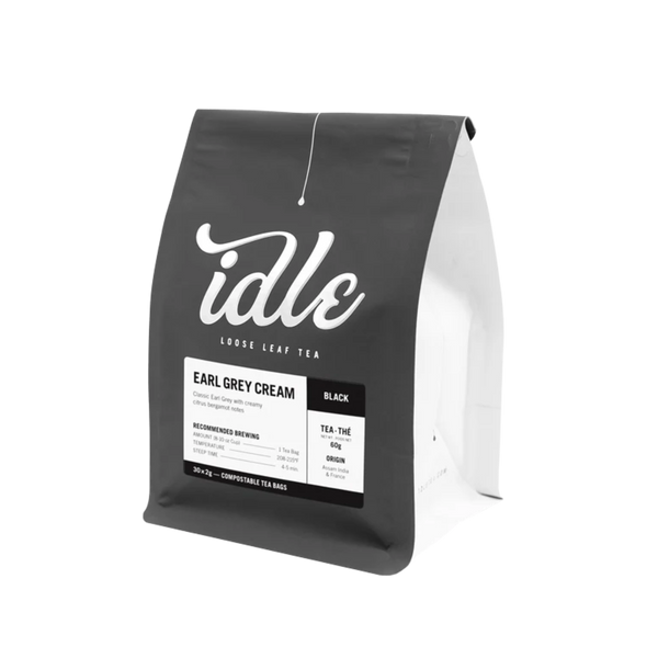 Idle Earl Grey Cream Organic Black Tea Bags