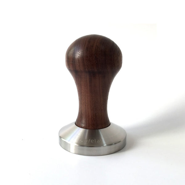 Cafelat Espresso Walnut Wood Tamper w/base