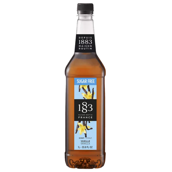 1883 Sugar Free Vanilla Syrup 1L Plastic Bottle